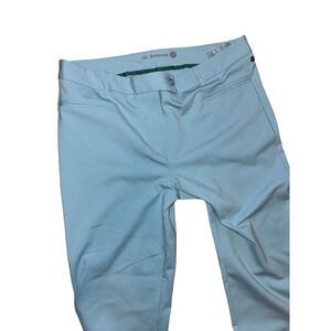 Betabrand Crop Lite Dress Yoga Pants XXL Long Stretch Light Blue‎ W1448-ROE